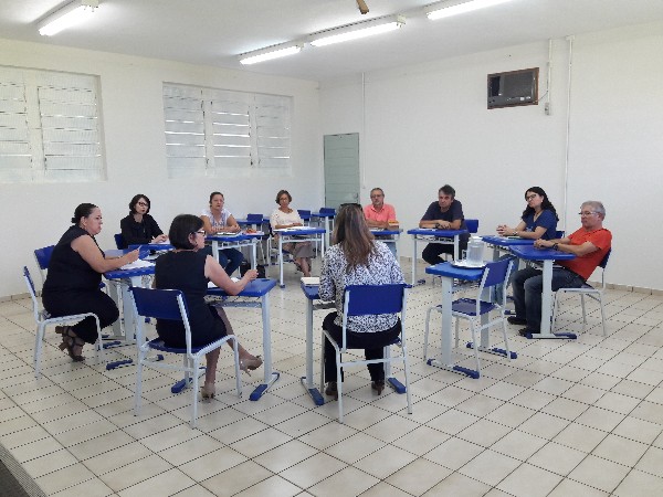 Visita da assessora pedagógica Mariângela Dassi São João