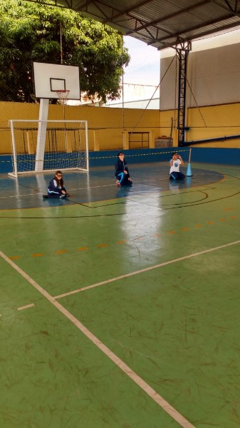 Partida de Goalball - Fundamental II e Médio